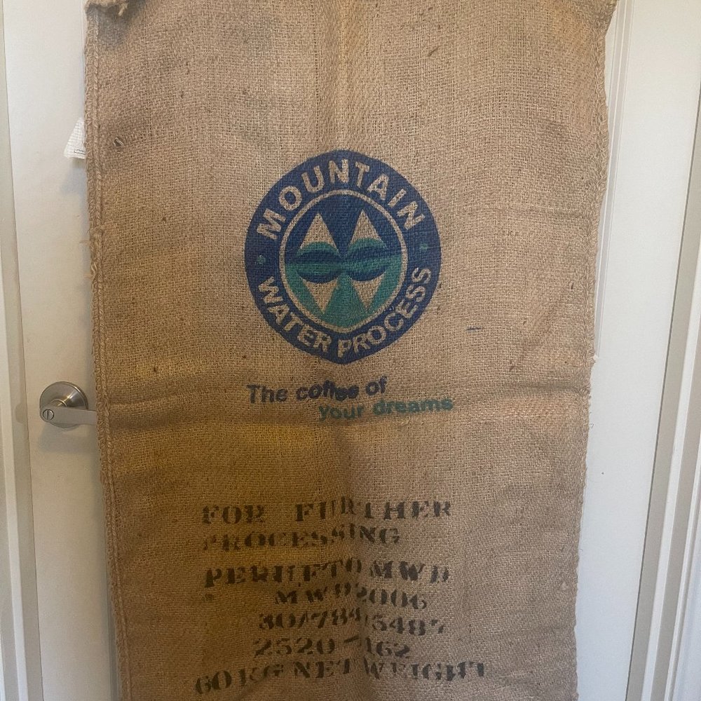 Mountian Water Process Burlap Bag Coffee Sack Large